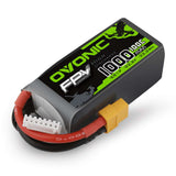 Ovonic 22.2V 100C 6S 1000mAh LiPo Battery Pack with XT60 Plug for FPV drone