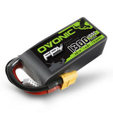 OVONIC 4S 1300mAh LiPo Battery 100C 14.8V Pack with XT60 Plug for FPV Freestyle