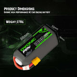 Ovonic 100C 6S 1800mAh 22.2V LiPo Battery for FPV racing