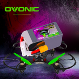 2×Ovonic Rebel 2.0 120C 6S 1850mah Lipo Battery 22.2V Pack with XT60 Plug for 5 to 6 inch FPV Drone