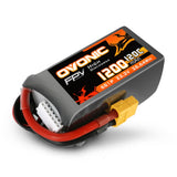 Ovonic 120C 22.2V 6S 1200mAh LiPo Battery with XT60 Plug for FPV racing