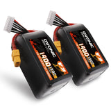 2x Ovonic 130C 6S 1400mah Lipo Battery 22.2V Pack with XT60 Plug for FPV freestyle