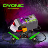 2×Ovonic Rebel 2.0 150C 6S 1400mah Lipo Battery 22.2V Pack with XT60 Plug for FPV Racing