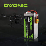 Ovonic 12000mAh 22.2V 6S 15C Lipo Battery with XT90 Plug for UAV Drone - Ampow