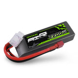 2×Ovonic 50C 3S 11.1V 2200mah Lipo Battery Pack with Deans Plug for RC UAV