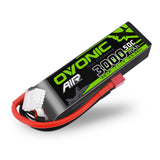 OVONIC 11.1V 3000mAh 3S 50C LiPo Battery Pack with Deans for Crawler Truck Airplane