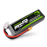 OVONIC 11.1V 5000mAh 3S 50C LiPo Battery Pack with XT60 Plug for 1/8 RC car