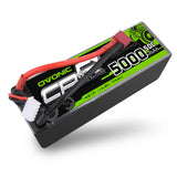 OVONIC 14.8V 4S 5000mAh 50C Hardcase LiPo Battery Pack 14# with Deans Plug