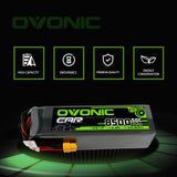 Ovonic 50C 4S 8500mAh 14.8V LiPo Battery for Xmaxx 8S with XT60 Plug - Ampow