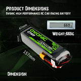 Ovonic 50C 4S 8500mAh 14.8V LiPo Battery for Xmaxx 8S with XT60 Plug - Ampow