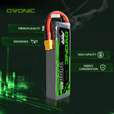 Ovonic 60C 4S 3400mAh 14.8V LiPo Battery for RC 1/7 car