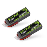 2x Ovonic 60C 4S1P 5200mAh 14.8V LiPo Battery for RC Car -Deans & XT60 Plug