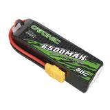 Ovonic Rebel 80C 6500mAh 3S 11.1V LiPo Battery for ARRMA 3S&6S- XT90 Plug - Ampow