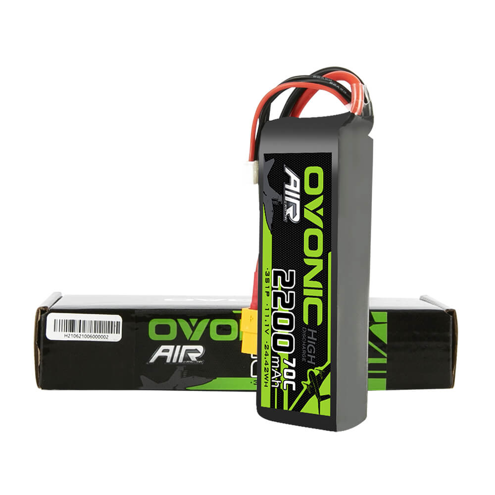Ovonic 70C 3S 2200mAh 11.1V LiPo Battery for RC airplane