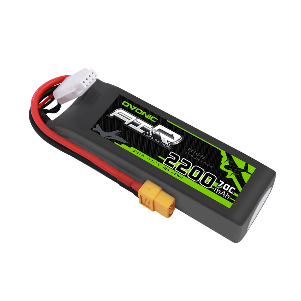 Ovonic 70C 3S 2200mAh 11.1V LiPo Battery for RC aircraft