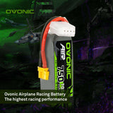 2×Ovonic 70C 3S 750mAh 11.1V LiPo Battery for FPV