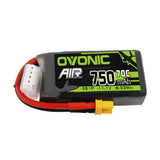 Ovonic 70C 3S 750mAh 11.1V LiPo Battery for RC Helicopter LOGO 200- XT30 Plug