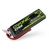 2x Ovonic 80C 2S1P 5200mAh 7.4V LiPo Battery for RC Car - Deans Plug - Ampow