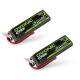 2x Ovonic 80C 2S1P 5200mAh 7.4V LiPo Battery for RC Car - Deans Plug