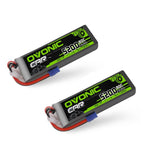 2x Ovonic 80C 3S1P 5200mAh 11.1V LiPo Battery for RC Car - EC3 Plug