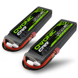 2×Ovonic 80C 3S 5800mAh 11.1V LiPo Battery for 1/10 TRA Losi Car with Deans Plug