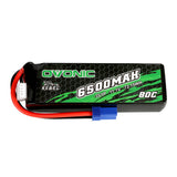 Ovonic Rebel 80C 3S 6500mAh 11.1V LiPo Battery for ARRMA 6S FELONY MOJAVE- EC5 Plug