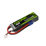 Ovonic 2700mah 2S 7.4V 10C Lipo Battery Pack with EC3 Plug for airplane - Ampow
