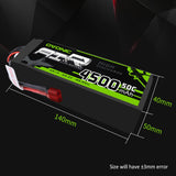 [2 Packs] OVONIC 50C 22.2V 6S 4500mAh LiPo with T Plug for plane& drone - Ampow