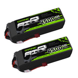 2×OVONIC 50C 22.2V 6S 4500mAh LiPo with T Plug for plane& drone