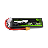 OVONIC 7.4V 5200mAh 2S 50C LiPo Battery Pack with XT60 Plug for RC cars