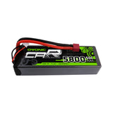 OVONIC 7.4V 5800mAh 2S1P 50C Hardcase Lipo Battery 24# with Deans Plug for RC Car Trucks