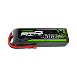 OVONIC 14.8V 50C 4S 6000mAh LiPo Battery Pack with Deans Style T Plug Connectors - Ampow