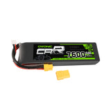 OVONIC 7.4V 7600mAh 2S2P 50C Lipo Battery with XT60 & Trx Plug for RC Car Trucks